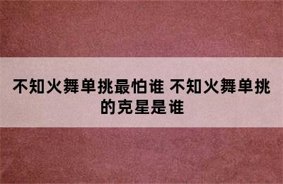 不知火舞单挑最怕谁 不知火舞单挑的克星是谁